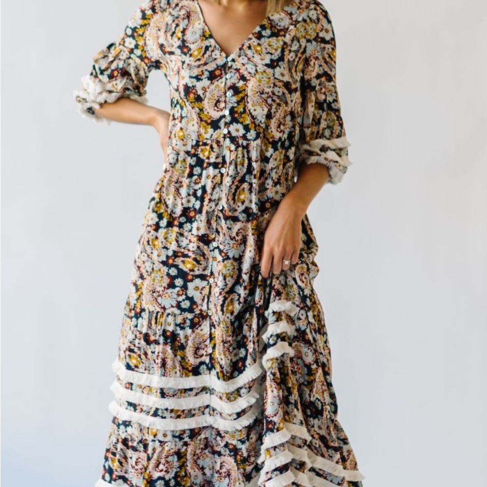Piper & Scoot SoHo Fringe Maxi Dress